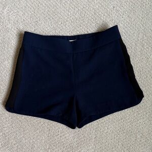 J.Crew Navy Blue/Black Striped Shorts Sz 4